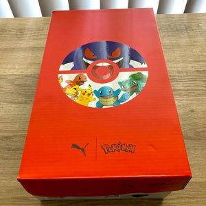 Puma Pokémon X Squirtle  Suede Youth Boys Girls Juniors Sneakers Shoes SIZE 6